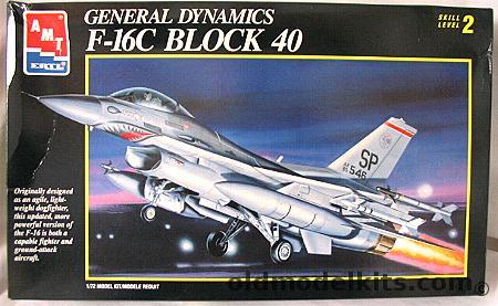 AMT 1/72 F-16C Block 40, 8927 plastic model kit